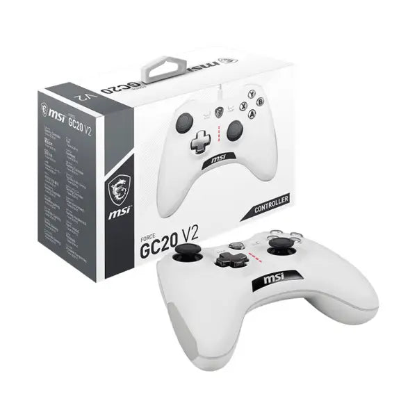MSI Manette Force GC20 V2 Blanc MSI Manette Force GC20 V2 Blanc